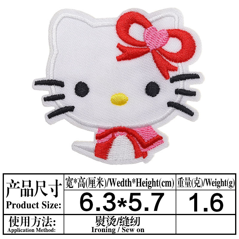 Wholesale DIY patchs cute cat patch children' s clothing bag OLY Exclusive
